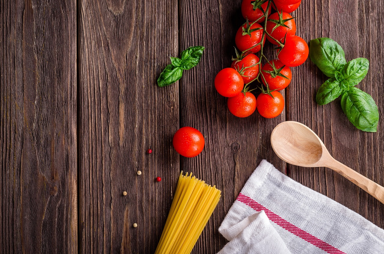 who-we-are spaghetti, tomatoes, basil, wooden spoon, rustic, wooden table, flat lay, composition, food photography, preparation, food preparation, food, kitchen, pasta, italian, cuisine, italian cuisine, food, food, food, food, food